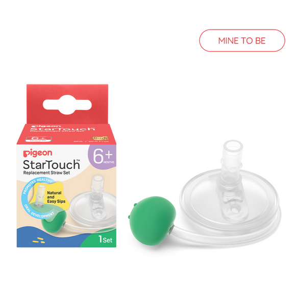 Pigeon Startouch Straw Cup With Gravity Ball 250ml 6m+ & Replacement Accessories