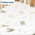 Babydreams 100% Cotton Baby Playpen Mattress Cover/ Fitted Sheet (For 26x38x3/66x97x7.6cm)
