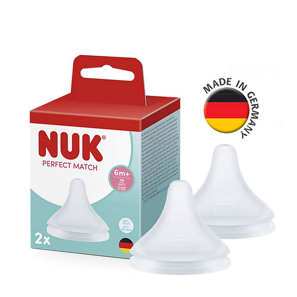 NUK Perfect Match Baby Bottles teat 2 pieces (0M+ / 3M+ / 6M+)