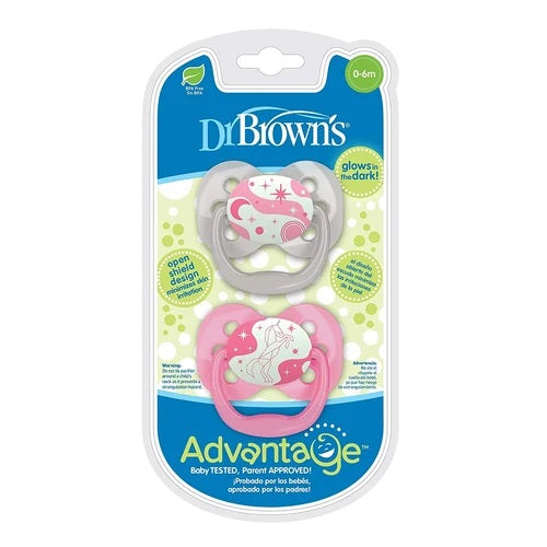 Dr Brown's Advantage Glow In The Dark Pacifier