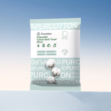 Purcotton Disposable Cotton Bath Towel 100% cotton (100 x 60cm)