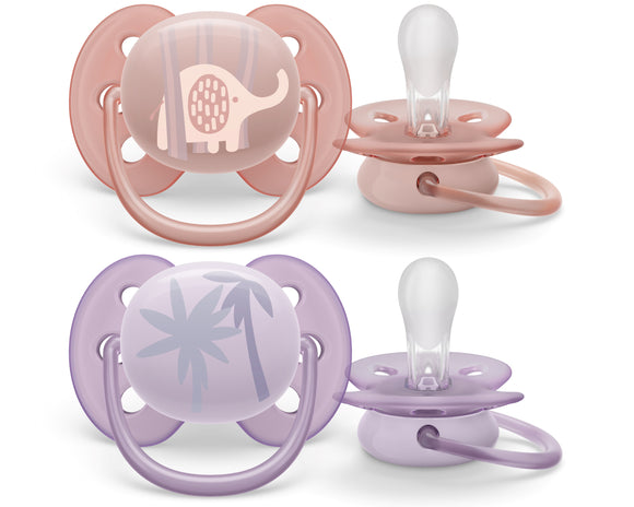 Philips Avent Ultra Soft Soother 2pcs (0-6m / 6-18m)