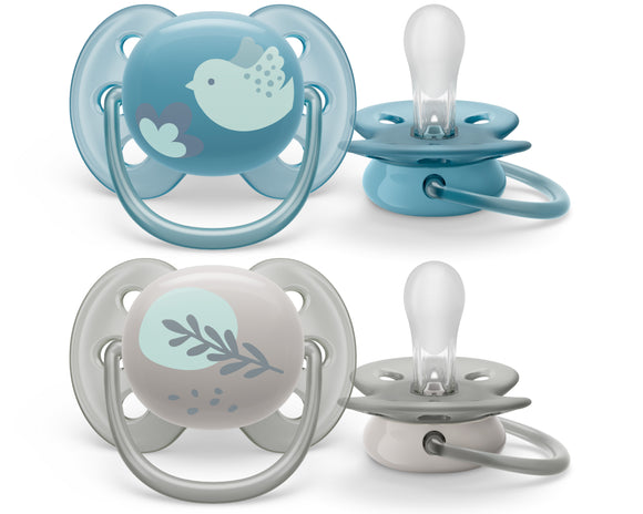 Philips Avent Ultra Soft Soother 2pcs (0-6m / 6-18m)