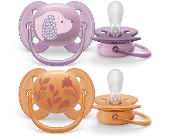 Philips Avent Ultra Soft Soother 2pcs (0-6m / 6-18m)
