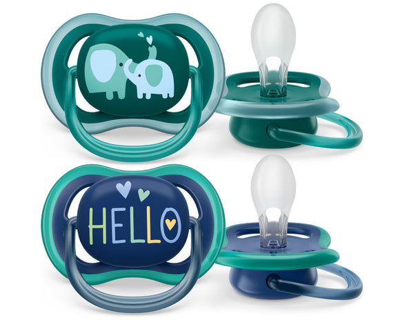 Philips Avent Premium Ultra Air Pacifier Twin Pack (0-6M / 6-18M / 18M+)