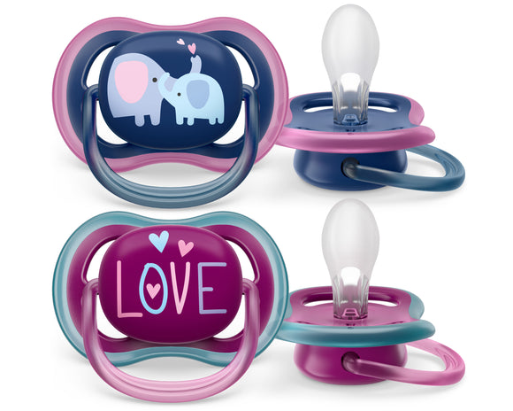 Philips Avent Premium Ultra Air Pacifier Twin Pack (0-6M / 6-18M / 18M+)