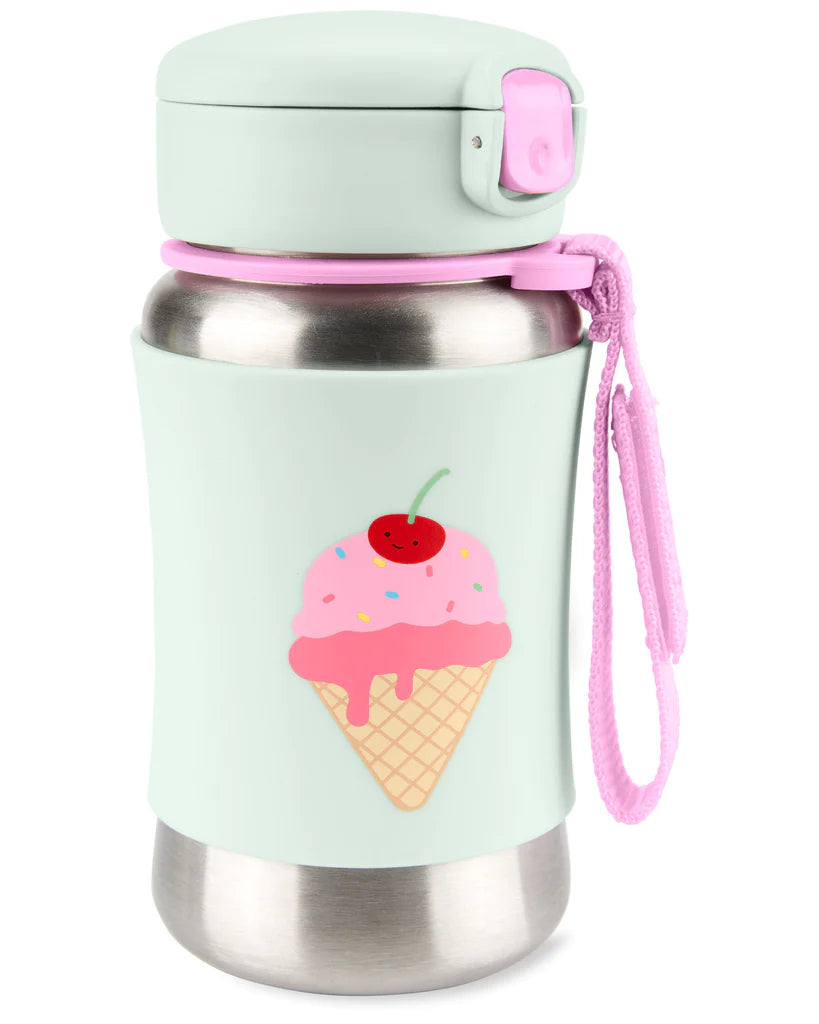 Skip Hop Zoo / Spark Style Stainless Steel Straw Bottle (12oz/350ml)