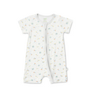 Simply Life Baby Bamboo Short sleeved Shortall (Zipper)-12