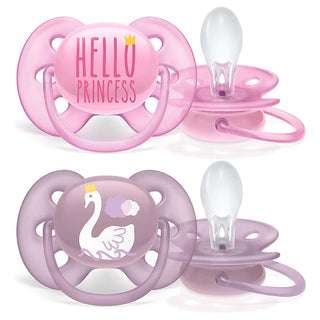 Philips Avent Ultra Soft Soother 2pcs (0-6m / 6-18m)