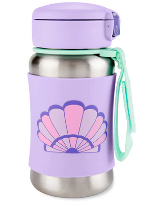 Buy seashell Skip Hop Spark Style Stainless Steel Straw Bottle (12oz/350ml)