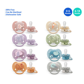 Philips Avent Ultra Soft Soother 2pcs (0-6m / 6-18m)