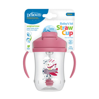 Dr Brown's Baby First Straw Cup 270ml