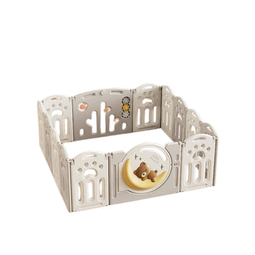 Lucky Baby Smart System Foldable Safety Play Yard - Bear