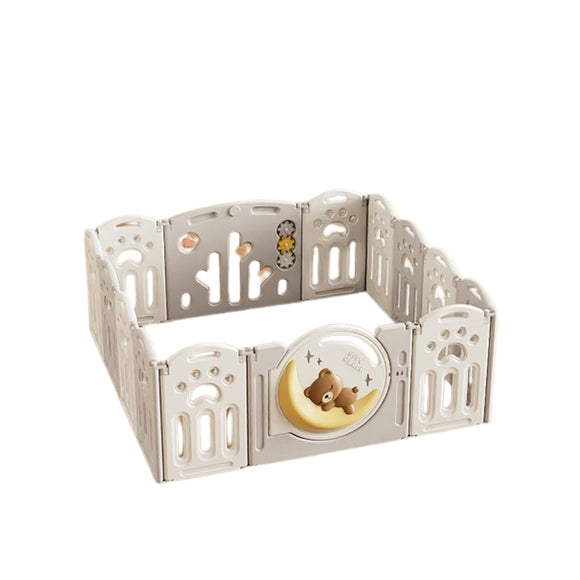 Lucky Baby Smart System Foldable Safety Play Yard - Bear