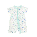 Simply Life Baby Bamboo Short sleeved Shortall (Zipper)-13