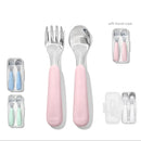 OXO TOT On-The-Go Fork And Spoon Set With Travel Case-1