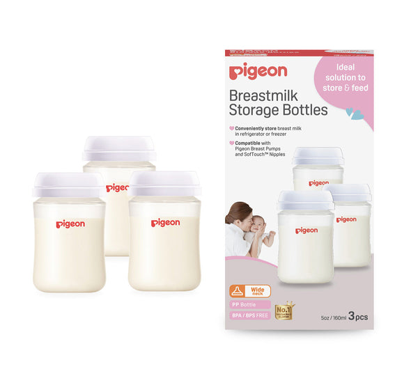 Pigeon Breastmilk Storage Bottles Wide Neck