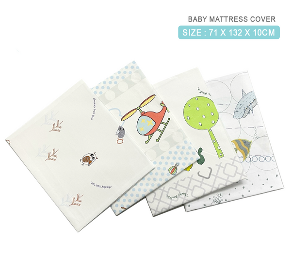 Cheeky Bon Bon Fitted Sheet For Baby Mattress (132x72x10cm)