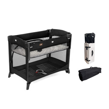 (Exclusive)Joie Signature Kubbie Sleep Bedside Travel Cot (Eclipse)