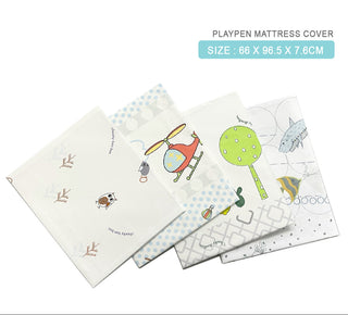 Cheeky Bon Bon Portable Playpen Mattress Cover (For 26x38x3inches) (Promo)