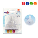 Tollyjoy Silicone Wide Neck Nipple-Anti Wind/ Air Vent (2pcs)-1