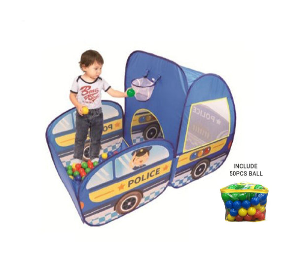 BabyOne Kids Police Play Tent Ball House (50pcs ball)