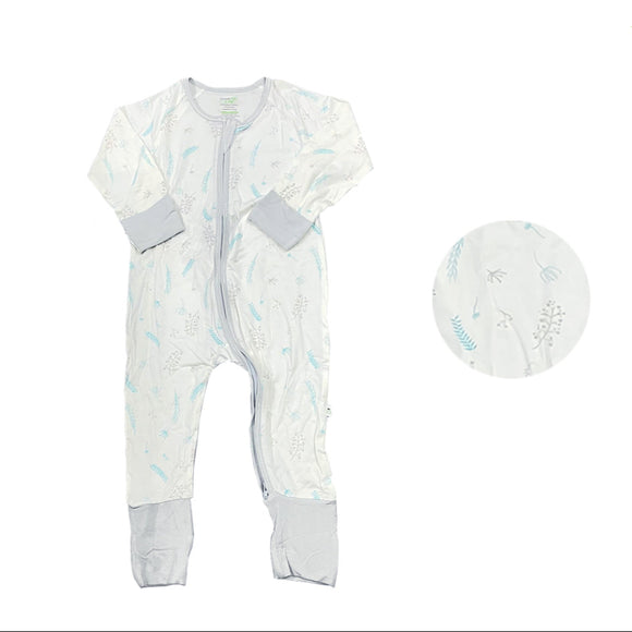 Simply Life Baby Long-sleeved Zipper Sleepsuit (Foldable Mittens & Footies)