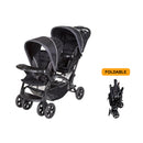 Baby Trend Sit N' Stand® Double Stroller - ONYX-1