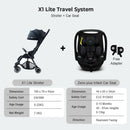 Hamilton X1 Lite MagicFold Stroller ( 2 Years Warranty )-4