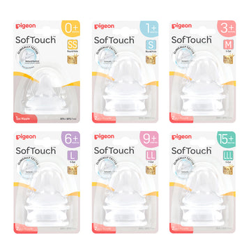 [NEW] Pigeon SofTouch™ Wide Neck Nipple - S-LLL Size