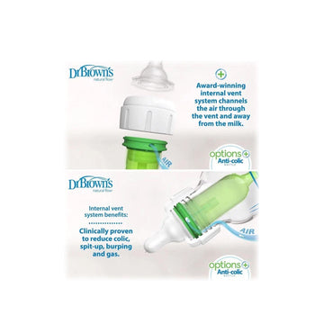 Dr Brown's PP Wide-Neck Options+ Baby Bottle Collection (150Ml/270Ml) - 0