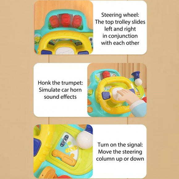 Lucky Baby Navigation Bridge Fun Steering Wheel Light & Music