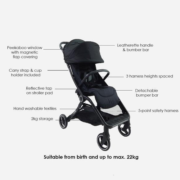 Hamilton S2 Stroller  MagicFold (2 Year Warranty)