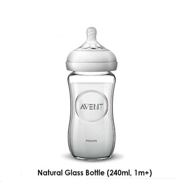 Philips Avent Natural Glass Baby Bottle 120ml / 240ml - 0