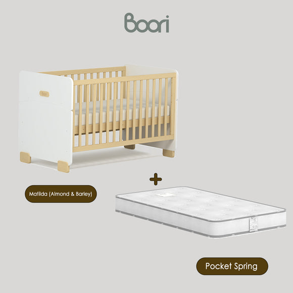 【Free Installation】Australia Boori  Matilda Cot Bed