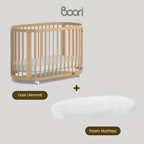 Australia Boori Oasis Oval Convertible Cot