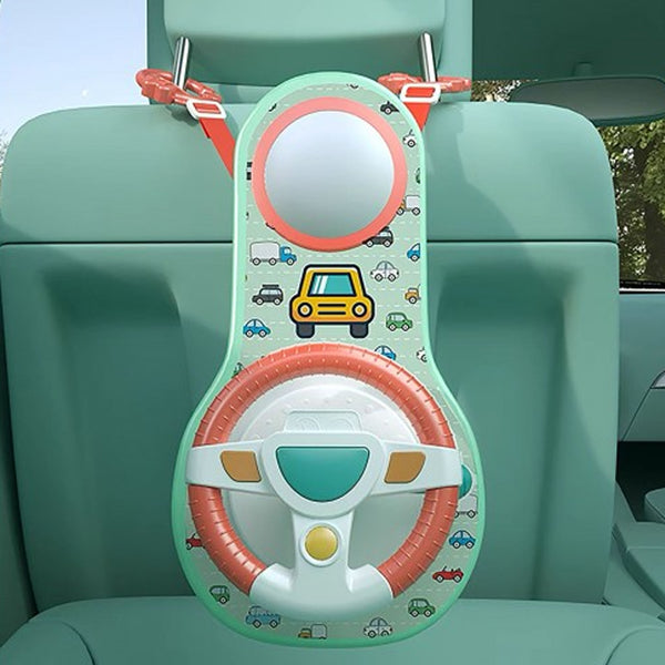 Lucky Baby On The Go Deluxe Steering Wheel W/Mirror (promo)