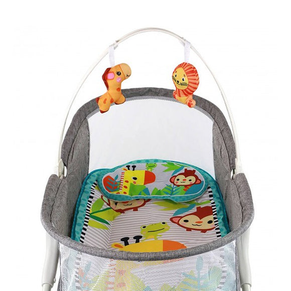 Lucky Baby Infant Bassinet Deluxe Cradle Rocker