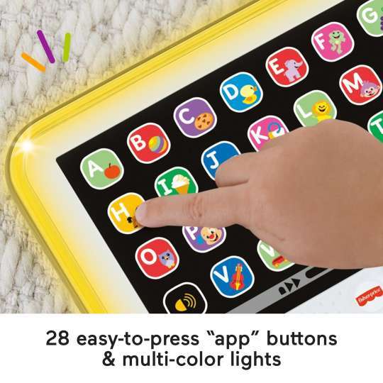 Fisher Price Laugh and Learn Smart Stages Tablet Electronic Education Toys For Baby, Infant & Toddler (Promo)