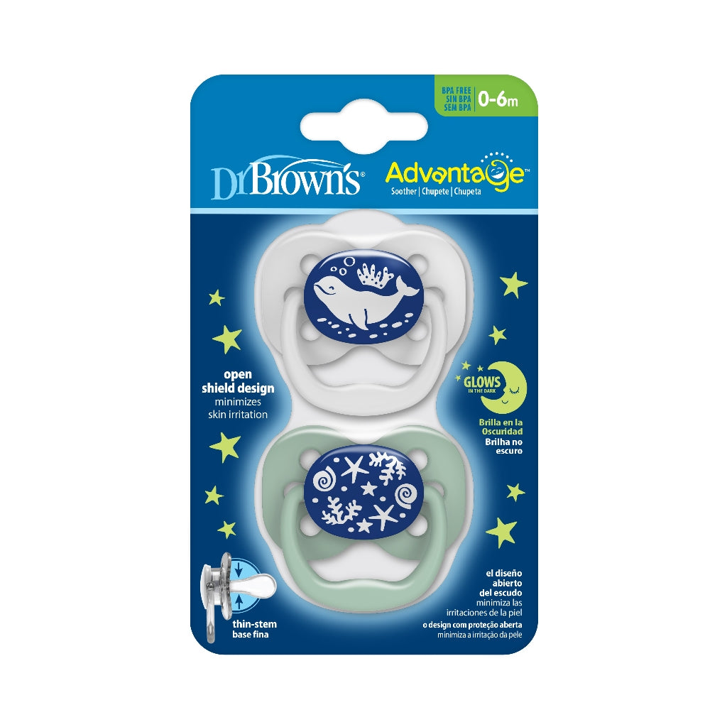 Dr Brown’s Advantage Glow In The Dark Pacifier - 0