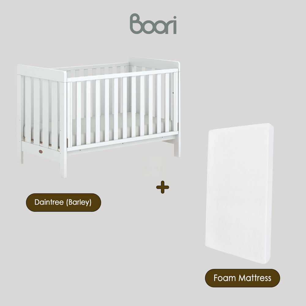 Australia Boori Daintree Premium Convertible Cot Bed + FREE Toddler Bed Guard