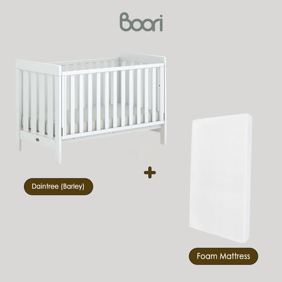 Australia Boori Daintree Premium Convertible Cot Bed + FREE Toddler Bed Guard
