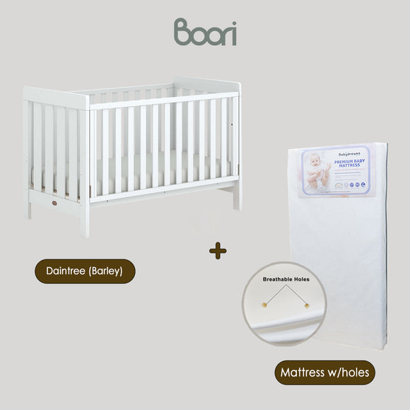 Australia Boori Daintree Premium Convertible Cot Bed + FREE Toddler Bed Guard