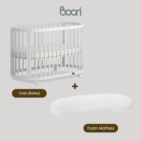 Australia Boori Oasis Oval Convertible Cot