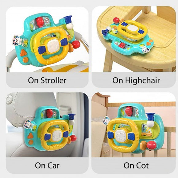 Lucky Baby Navigation Bridge Fun Steering Wheel Light & Music