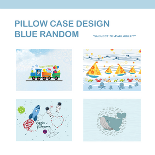 Buy pillow-blue-case Little Zebra Big Contour Pillow