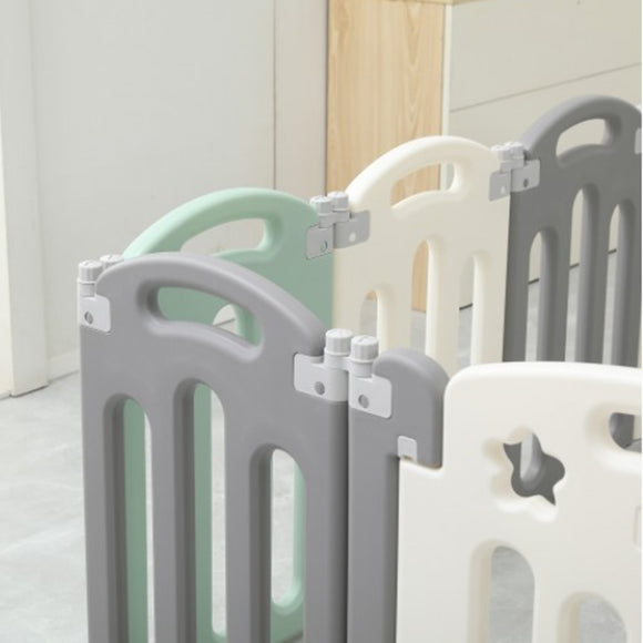 Lucky Baby Smart System Foldable Safety Play Yard - Moon Star