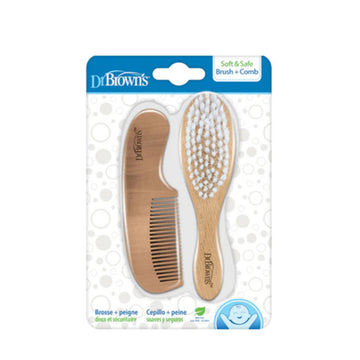 Dr Brown's Soft & Safe Brush + Comb Set - 0