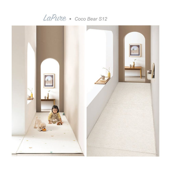 (Pre-order) Parklon LaPure Bumper Playmat - Coco Bear (S12/M12/M15/L15/XL15) - ETA End Oct
