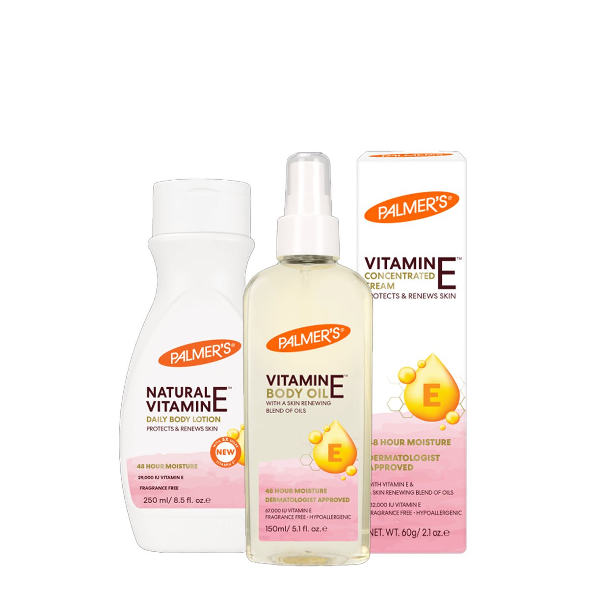 Palmer's (Frag-Free) Natural Vitamin E Collection- Hand & Body Care